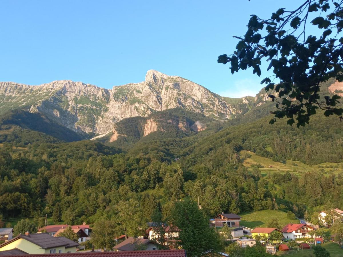 Hisa Za Gradom Appartement Kobarid Buitenkant foto